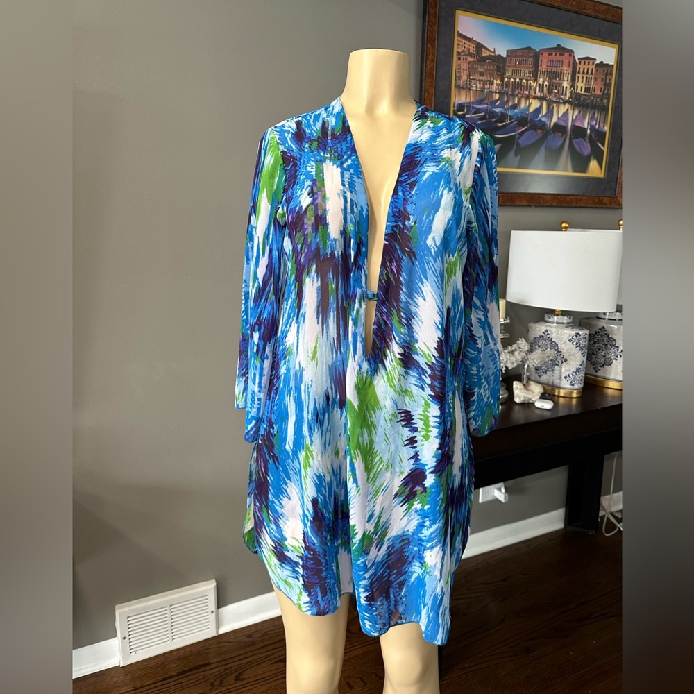Peppermint Bay blue cover up size M